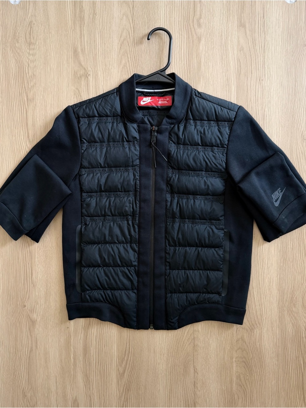 Women’s Nike Black Quilted Hybrid Jacket